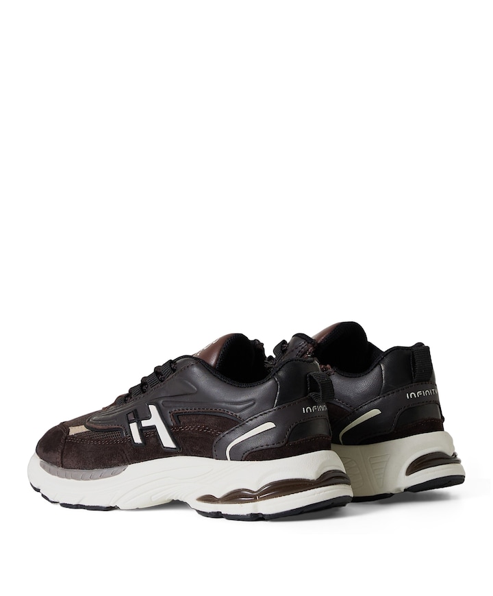 uniseks sneakers  bruin