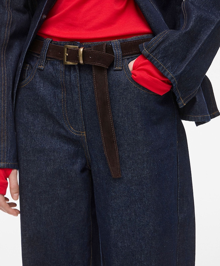 ROUMARTA RW F/L BARREL LEG jeans blauw