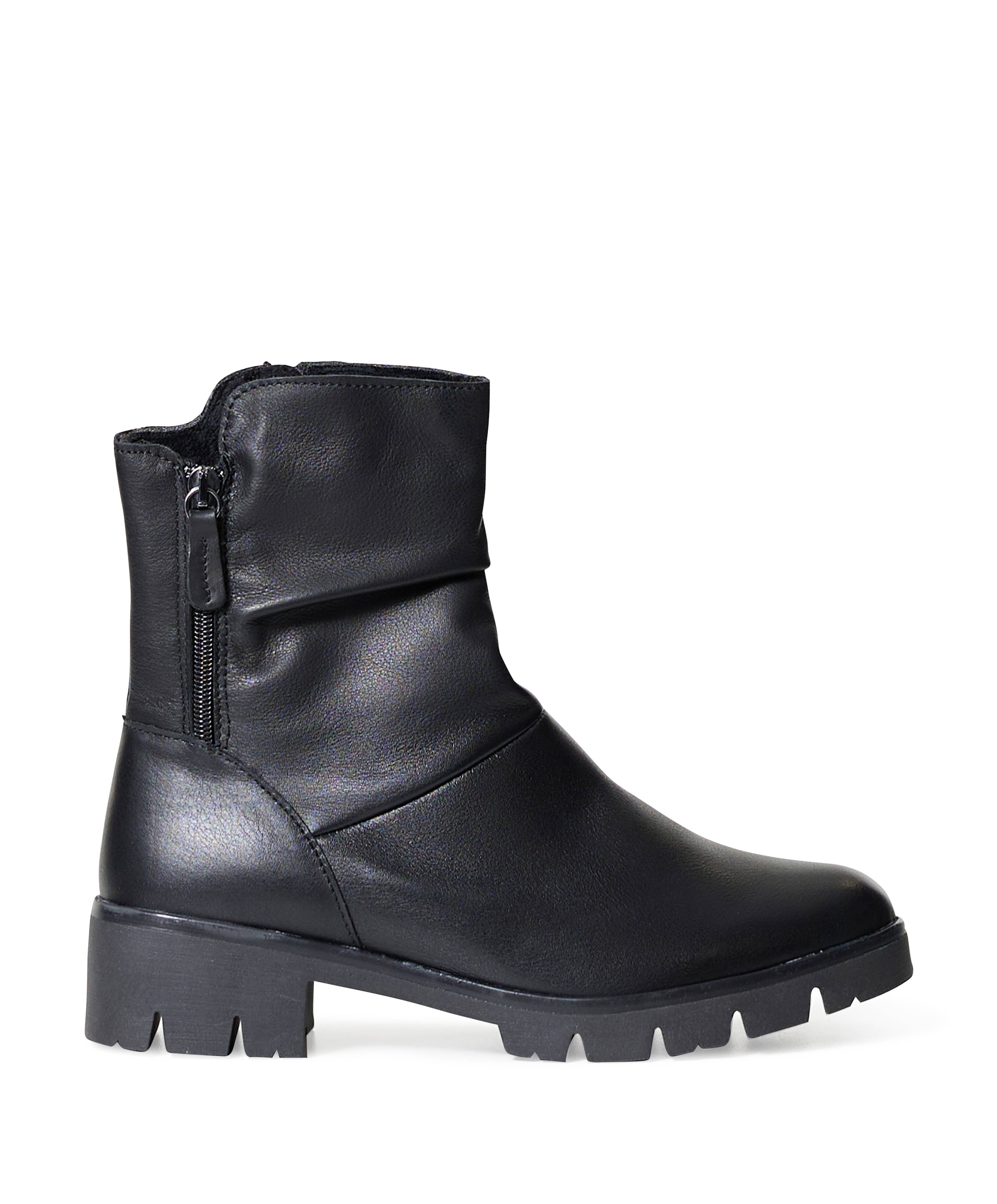 Yanou dames enkellaarzen zwart