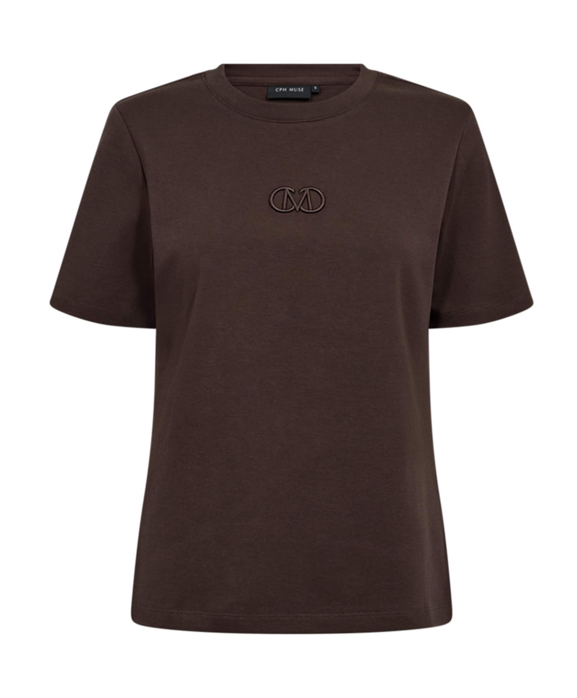 Dames T-shirt bruin