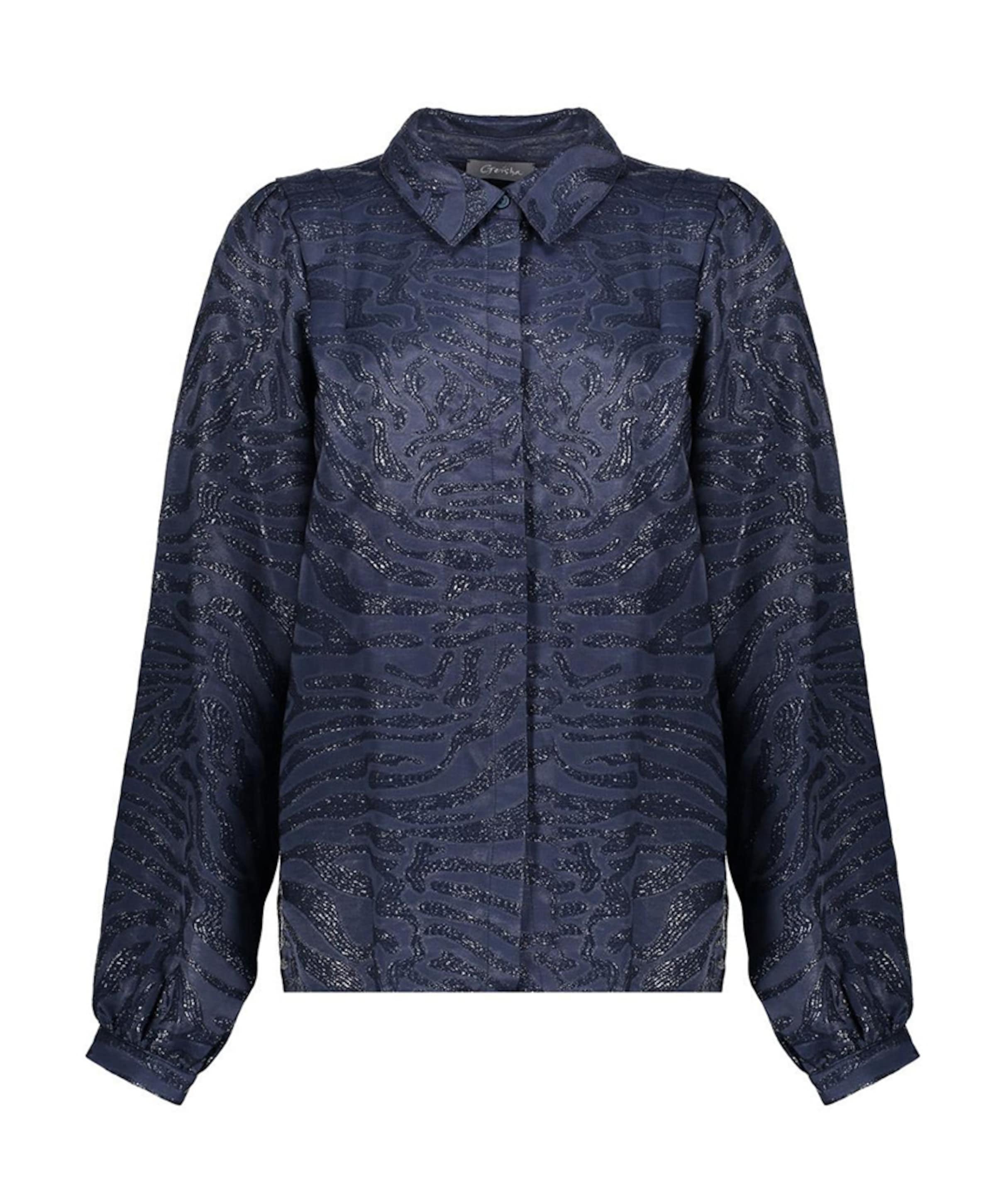 Dames blouse blauw