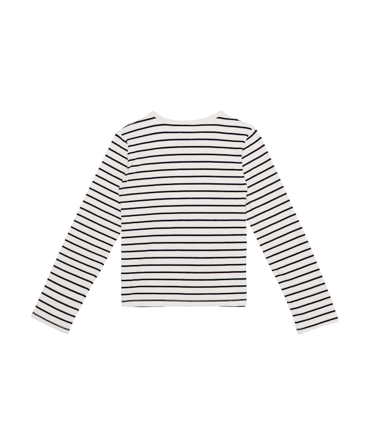 Meisjes longsleeve ecru