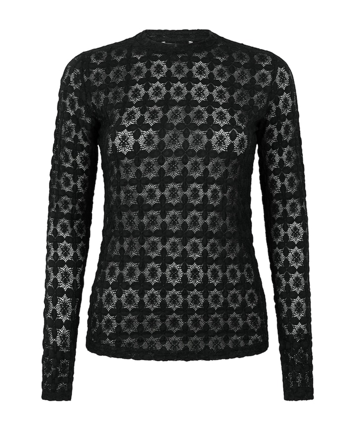 Dames top zwart