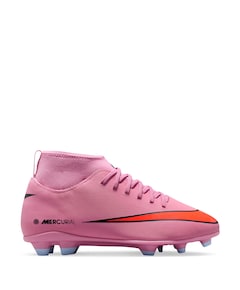 Jr Superfly 10 Club Fg/mg jongens voetbalschoenen roze