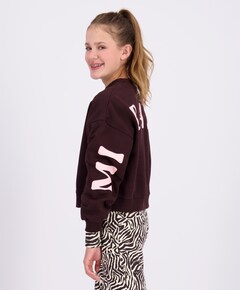 Meisjes sweater bruin