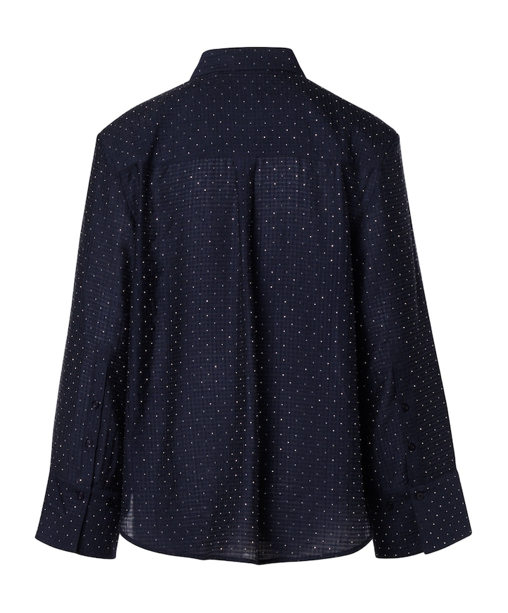 Dames blouse blauw