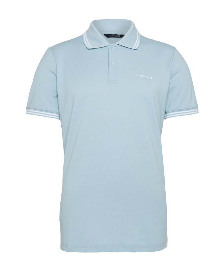 Heren polo blauw