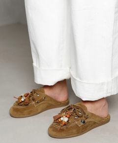 June Rhea dames clogs groen