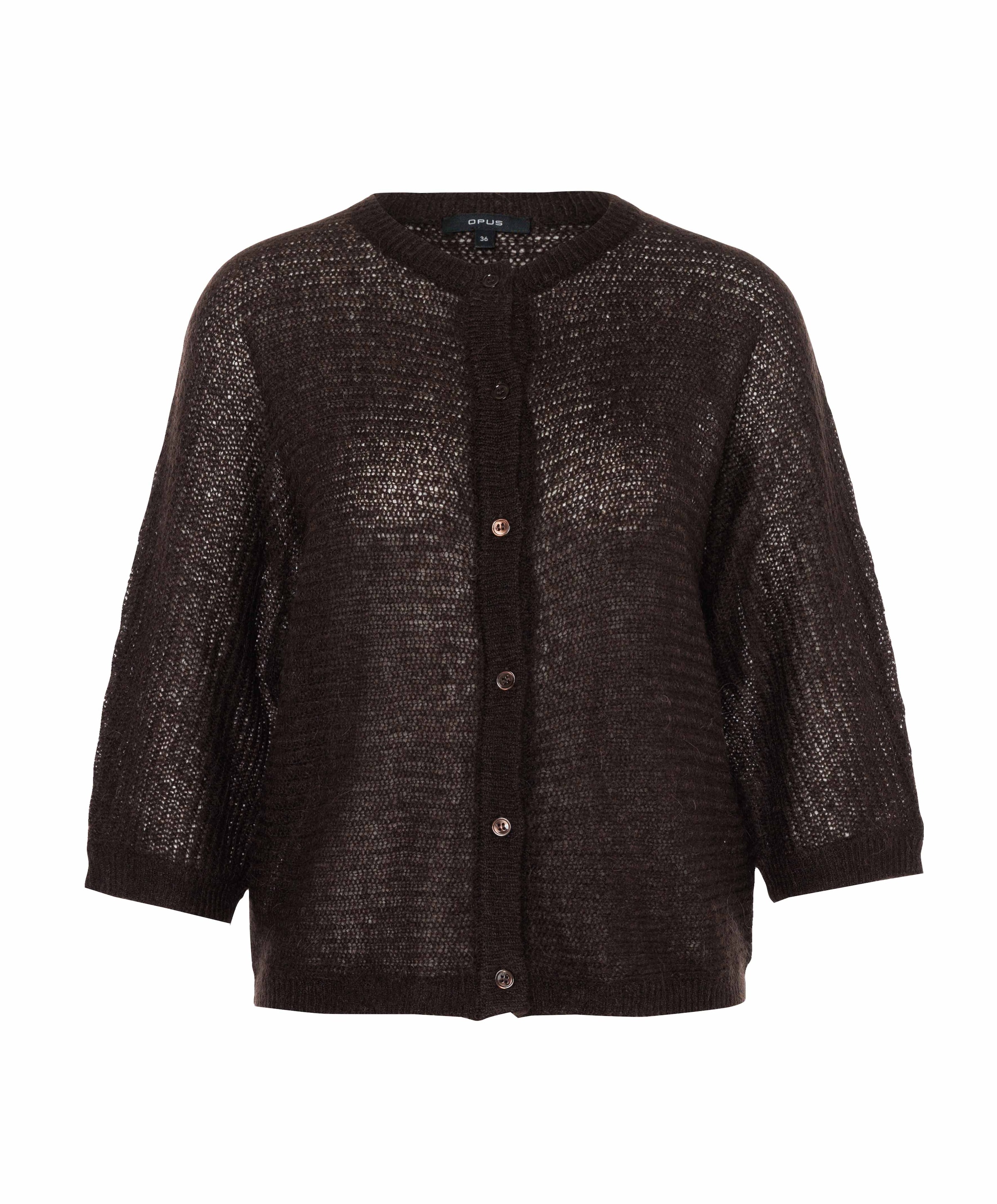 Dames vest bruin