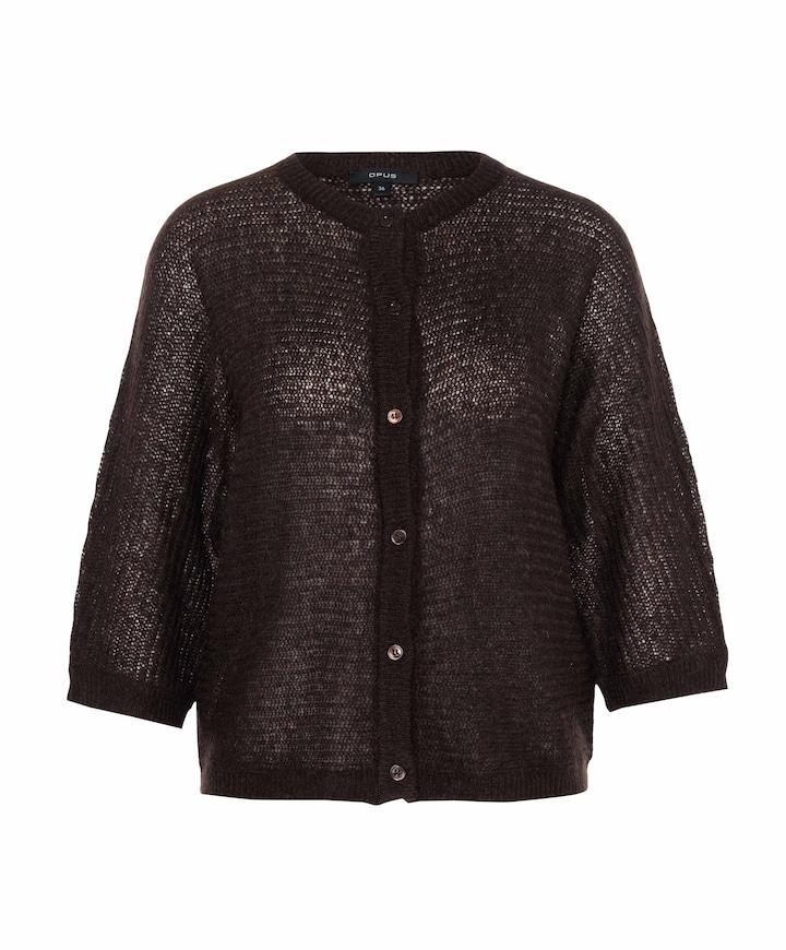 Dames vest bruin