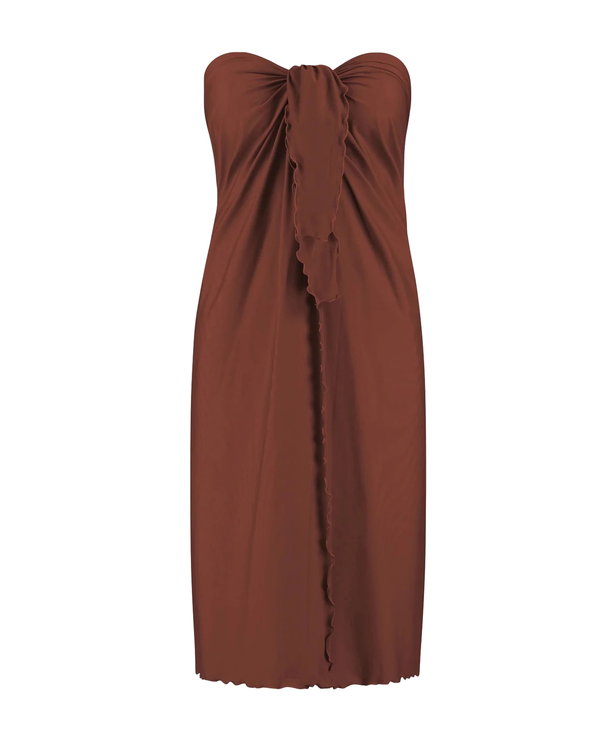 Dames jurk bruin