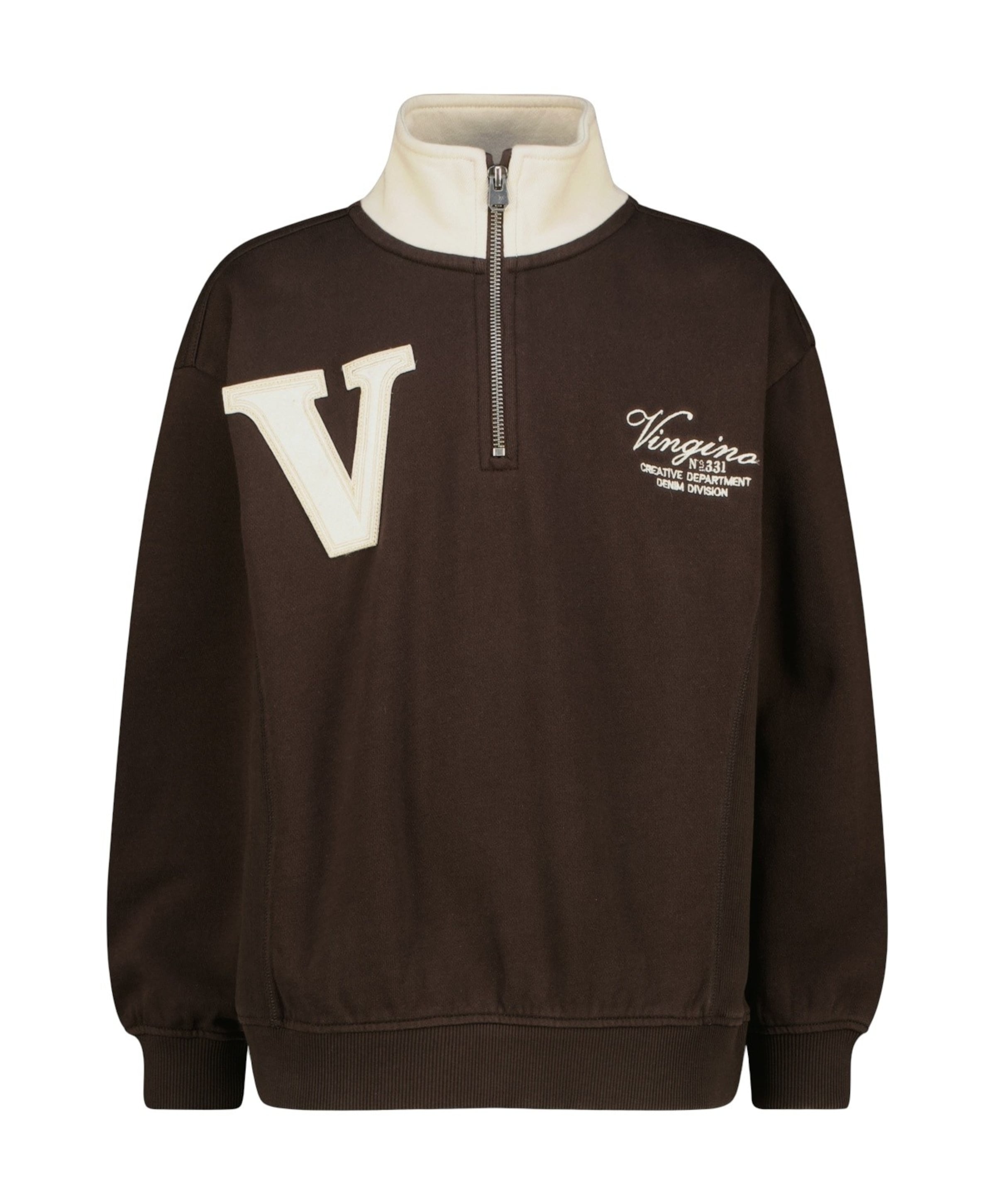 Jongens sweater bruin