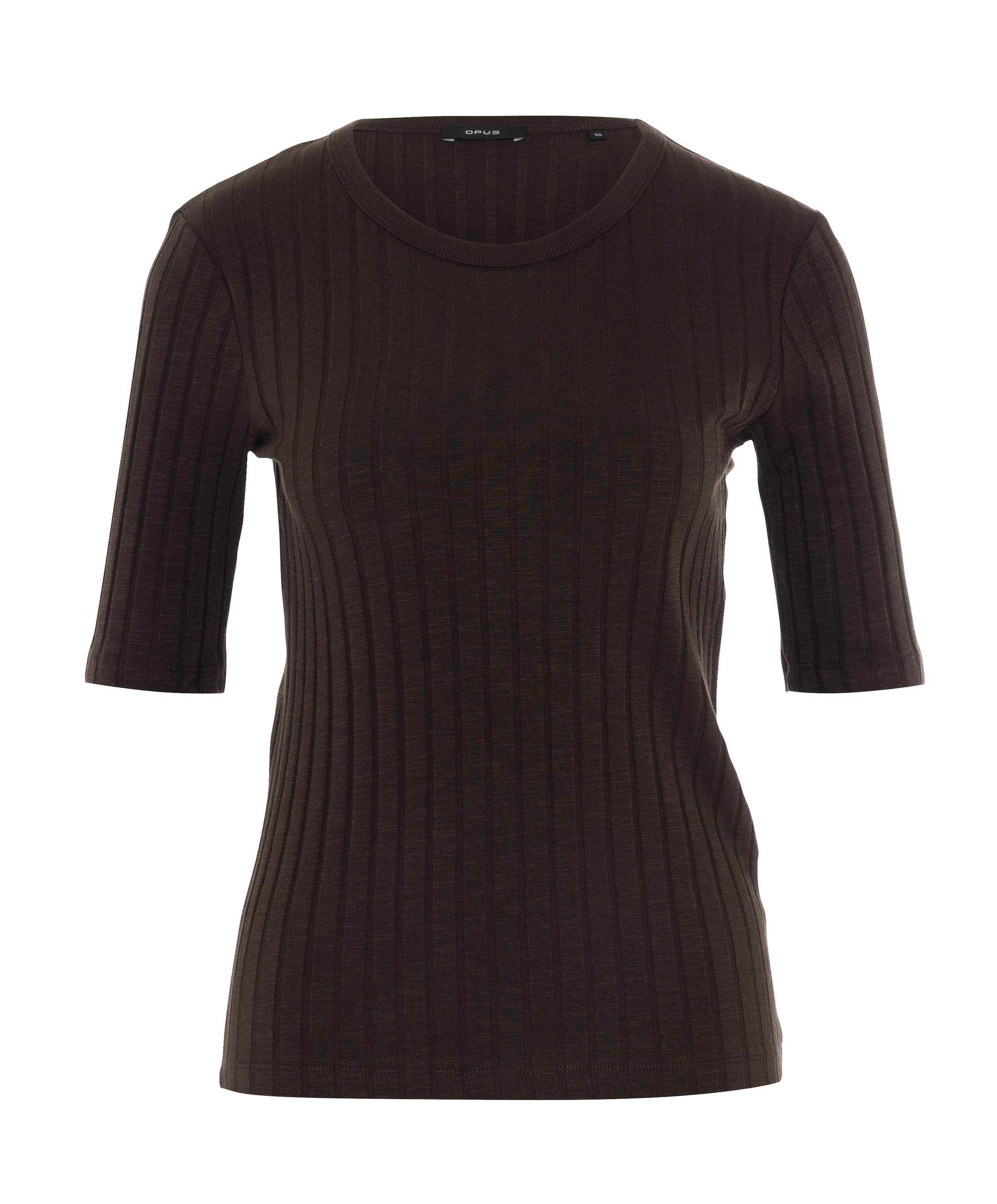 Dames T-shirt bruin