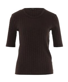 Dames T-shirt bruin