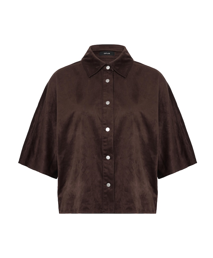 Dames blouse bruin