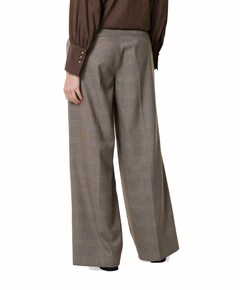 Clo? (Elastic) - Winter Checks - P5 dames broek bruin