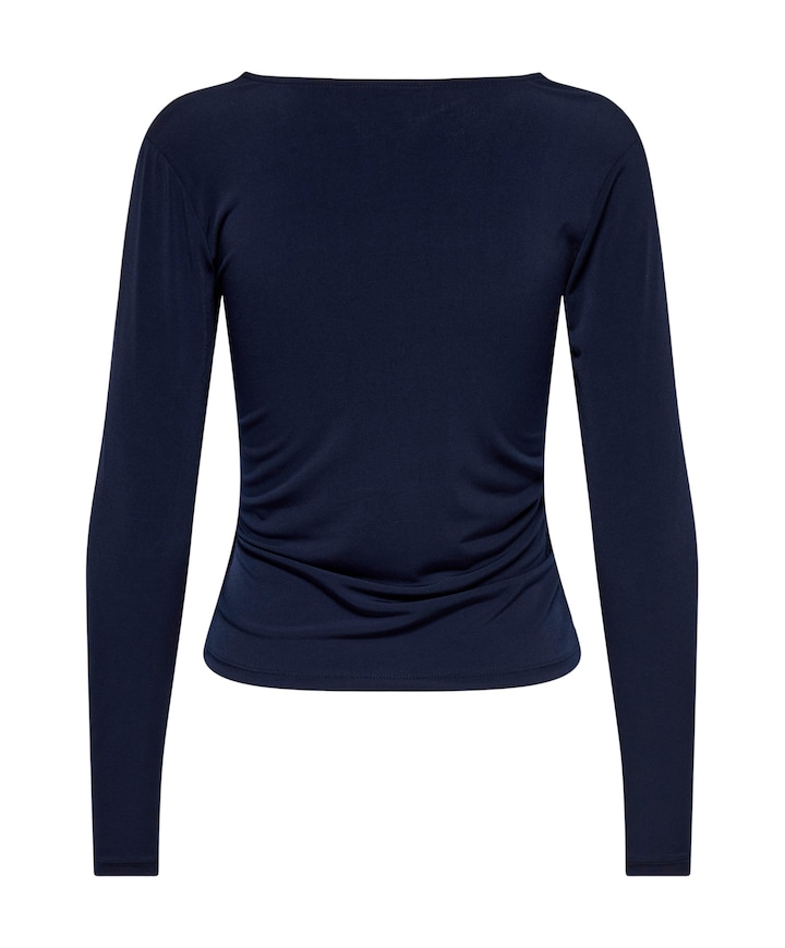 Dames longsleeve blauw