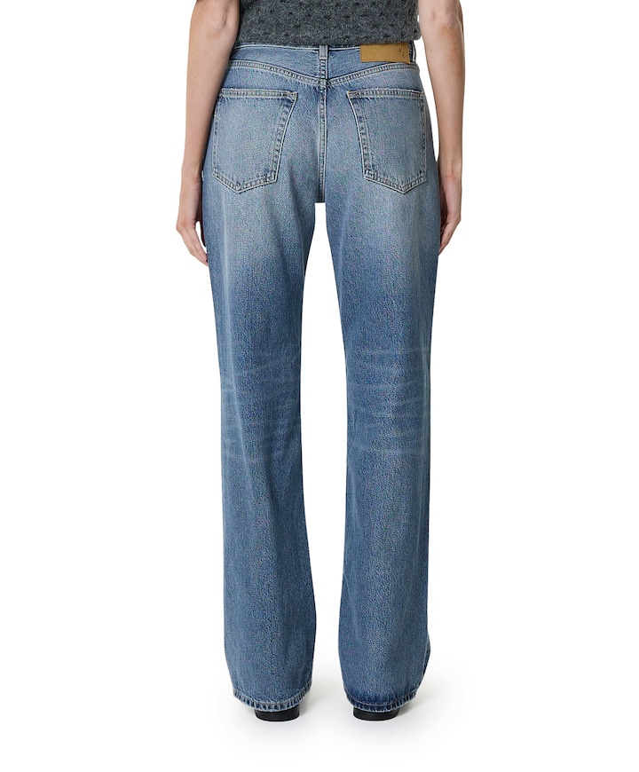 Korea dames jeans blauw