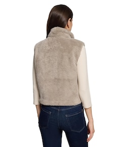 Dames gilet beige