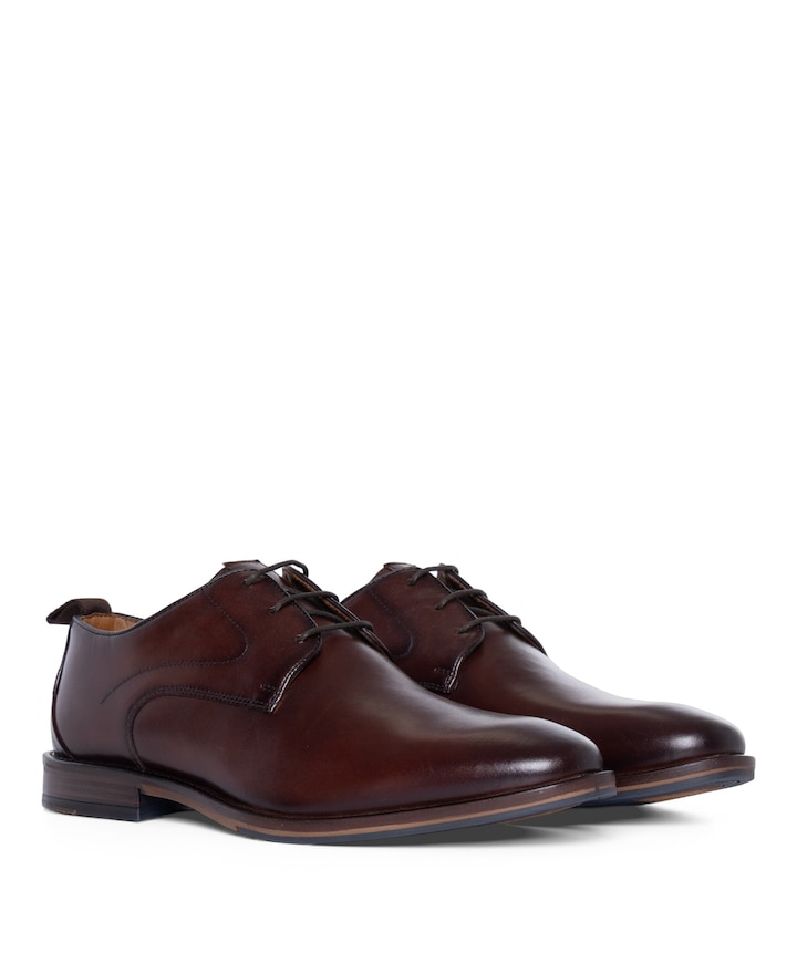 heren veterschoenen bruin