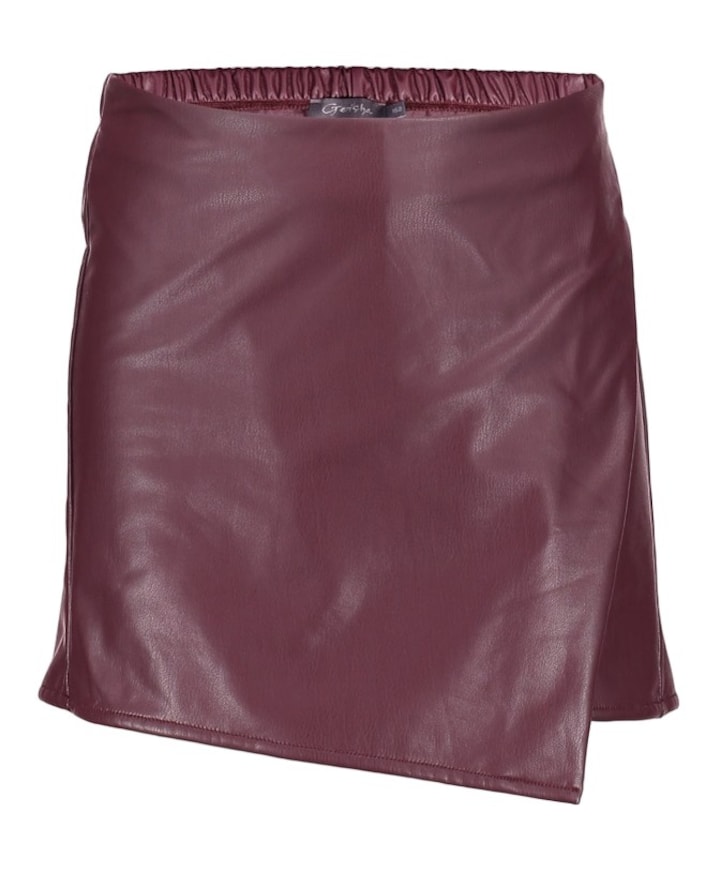 Meisjes broekrok bordeaux