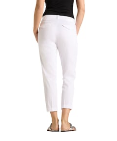 Karina turn-up dames broek wit