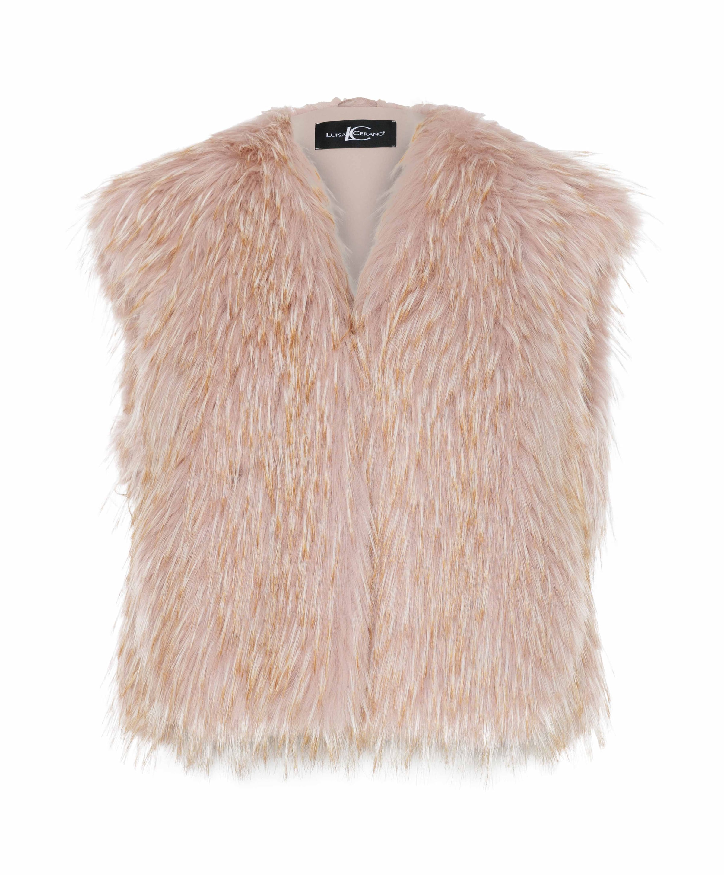 Dames gilet roze