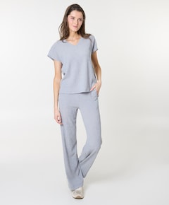 LYONET dames broek grijs