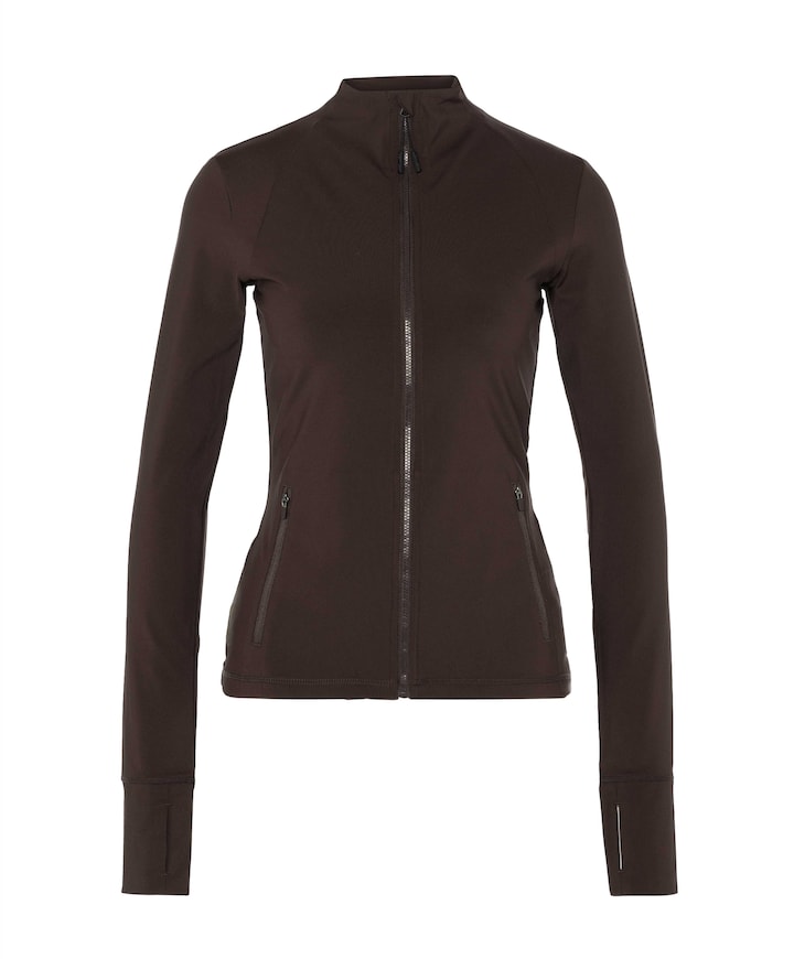 Dames vest bruin