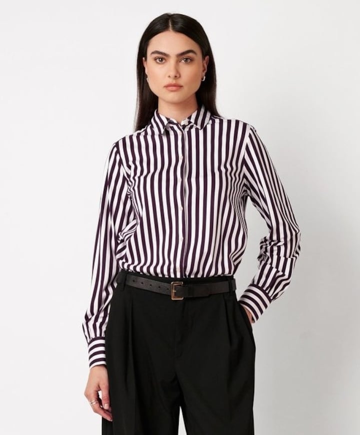 Dames blouse bordeaux