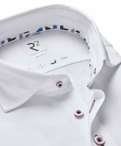 Heren overhemd lange mouw wit