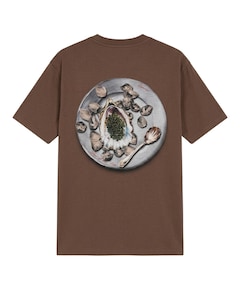 Heren T-shirt bruin