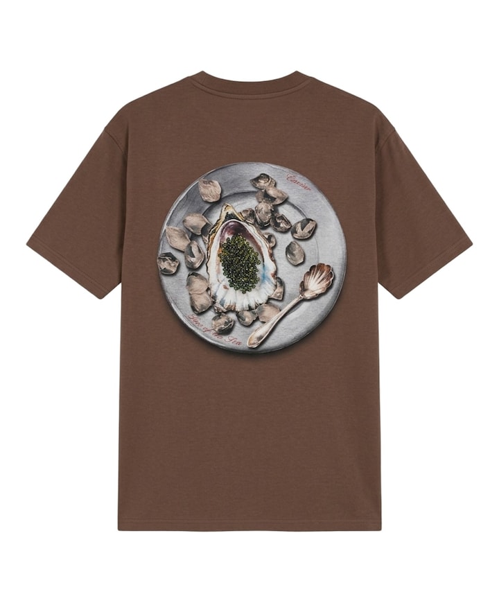 Heren T-shirt bruin