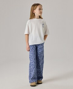 NKFROSE WIDE LEO TWILL 4002-T meisjes broek paars