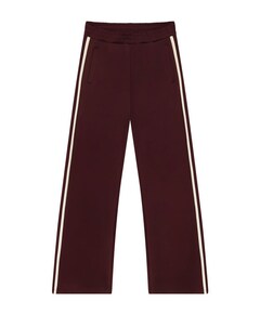 Wide Leg Tape meisjes broek bordeaux
