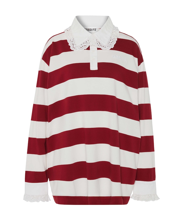 Dames polo rood