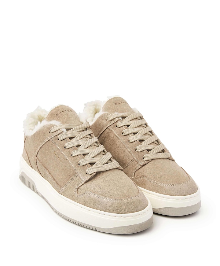 Basket Court Fur (M) heren sneakers beige