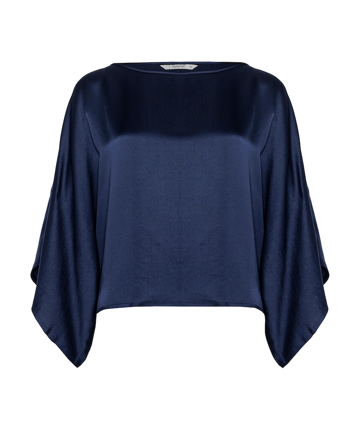 Dames top blauw