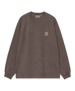 Heren longsleeve bruin