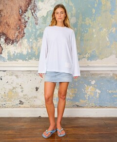 Dames longsleeve wit