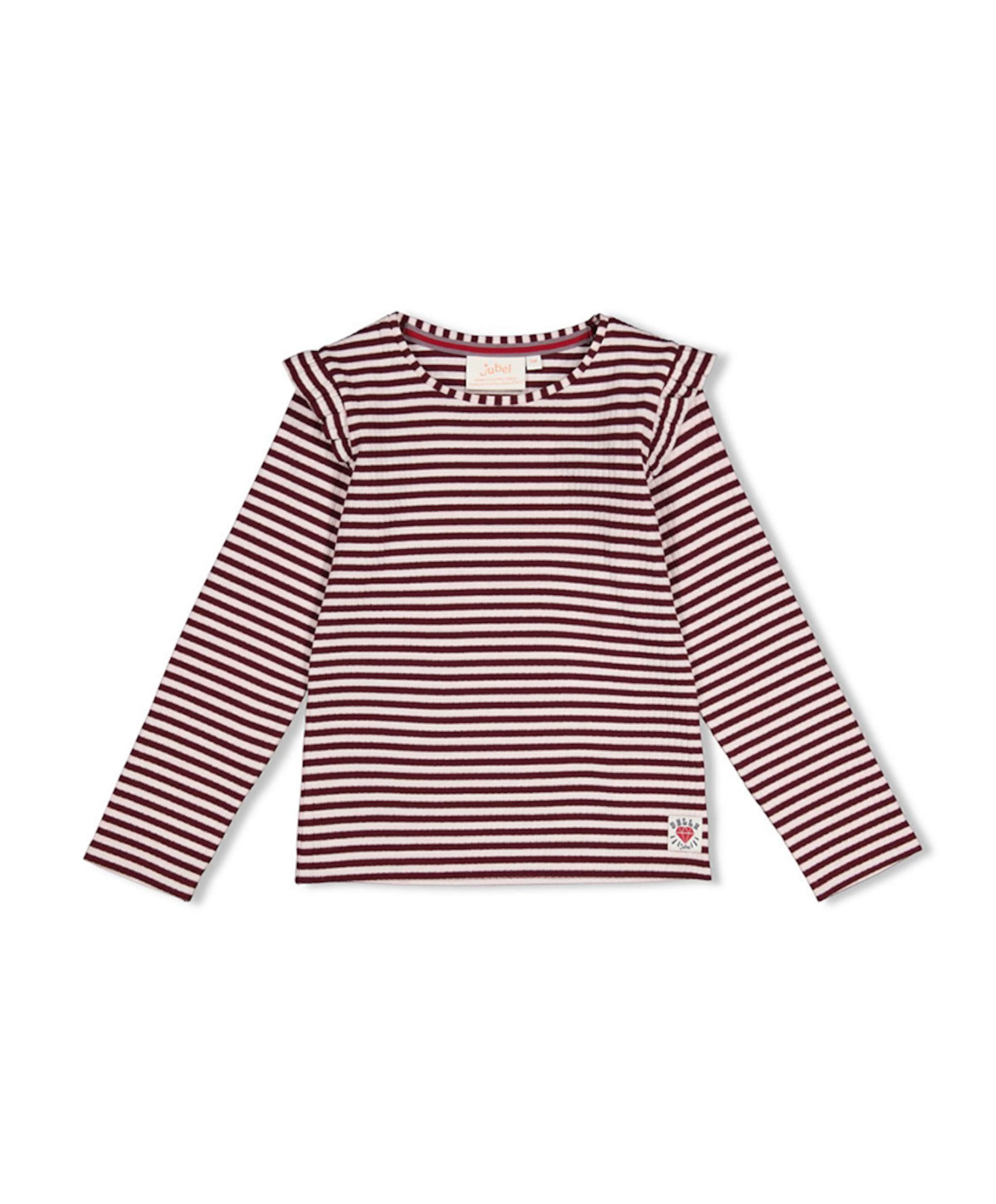 Meisjes longsleeve bordeaux