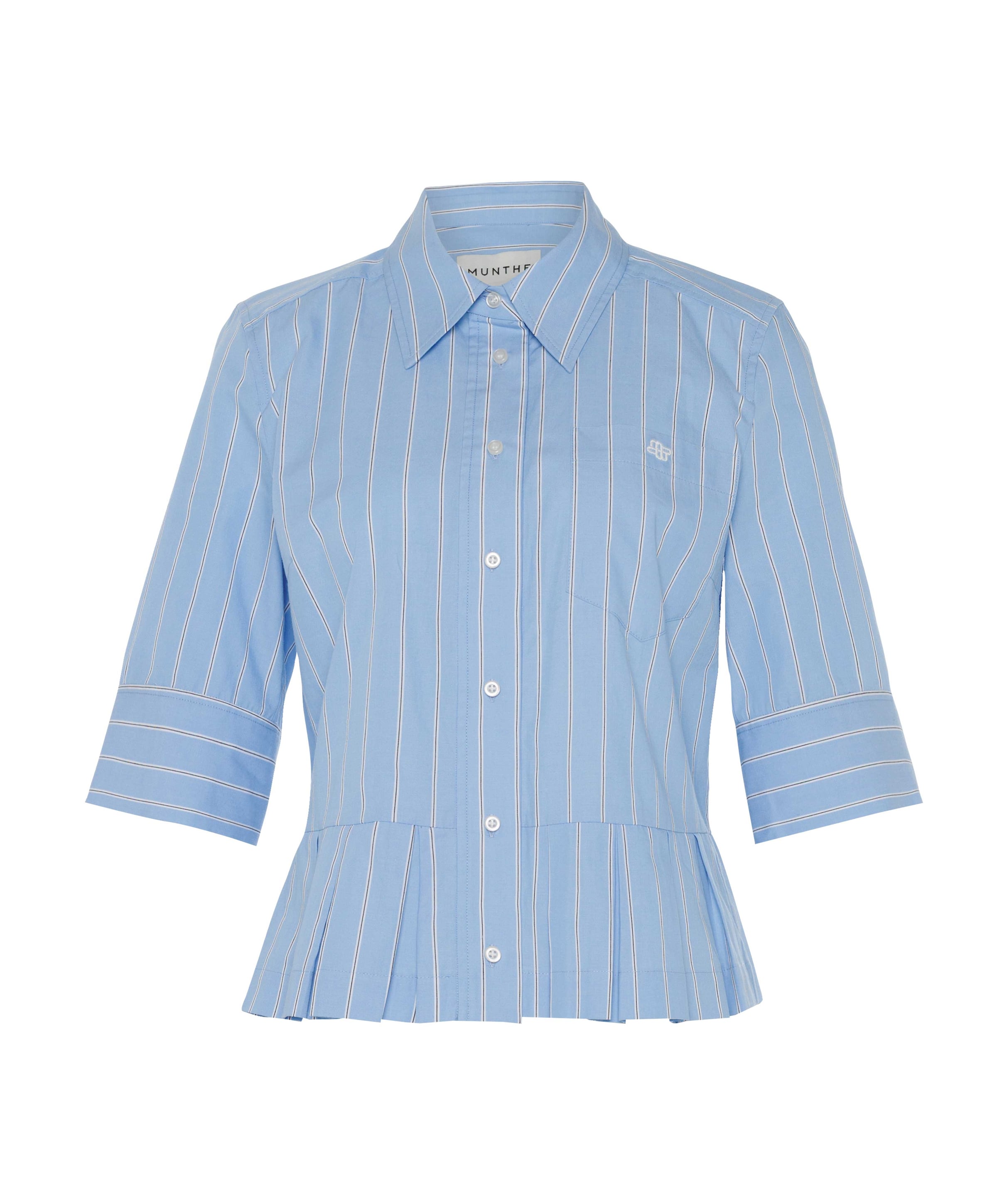 Dames blouse blauw
