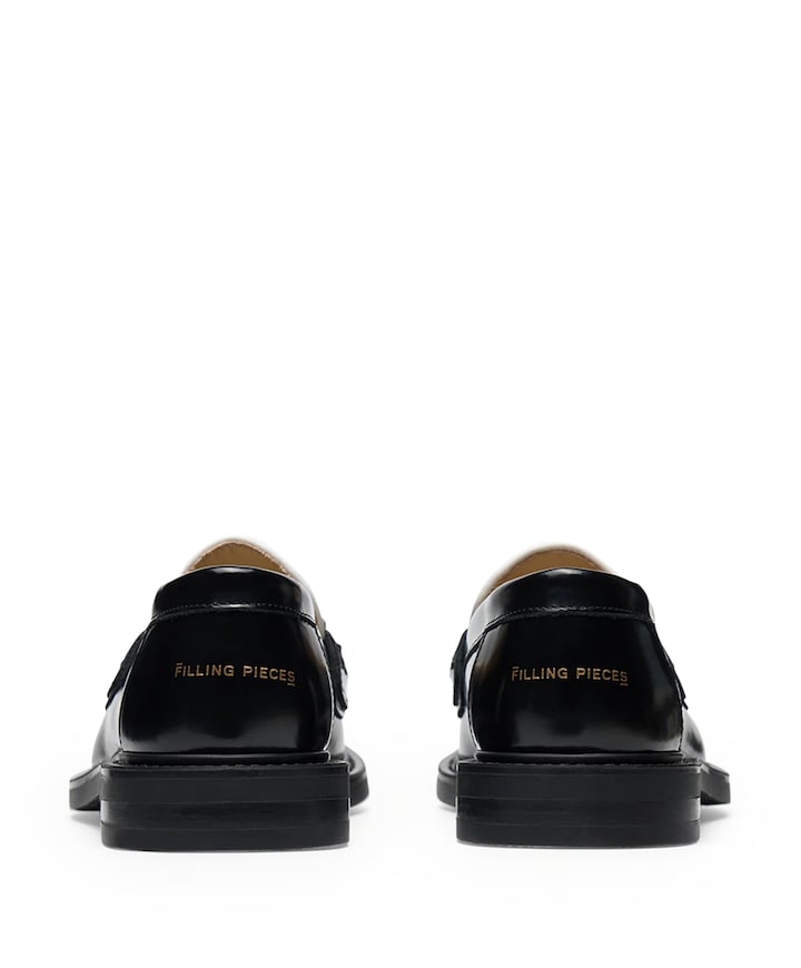 Loafer Broken Plate heren moccasins zwart