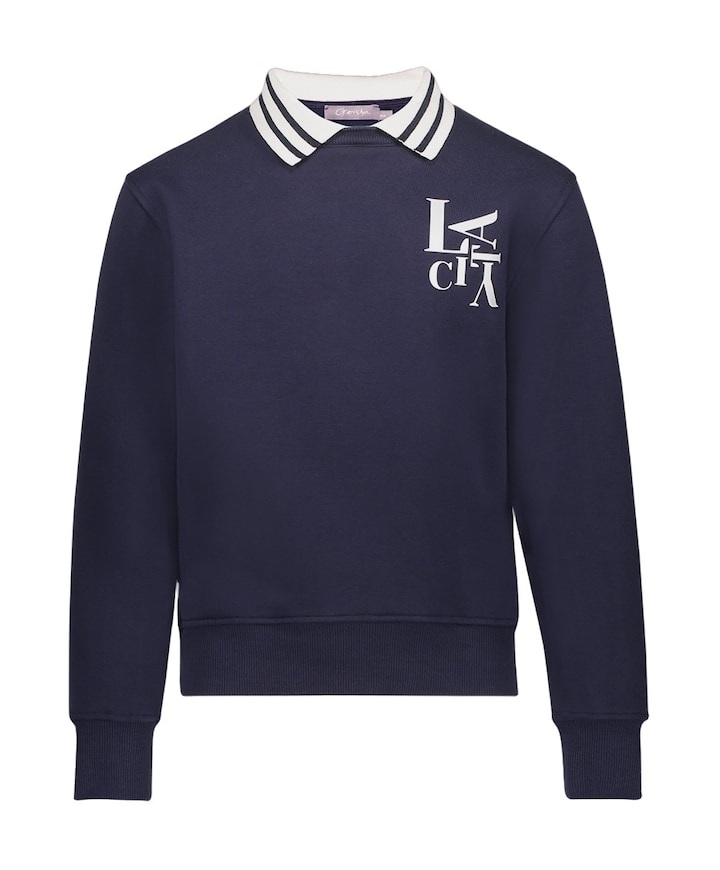 Meisjes sweater blauw