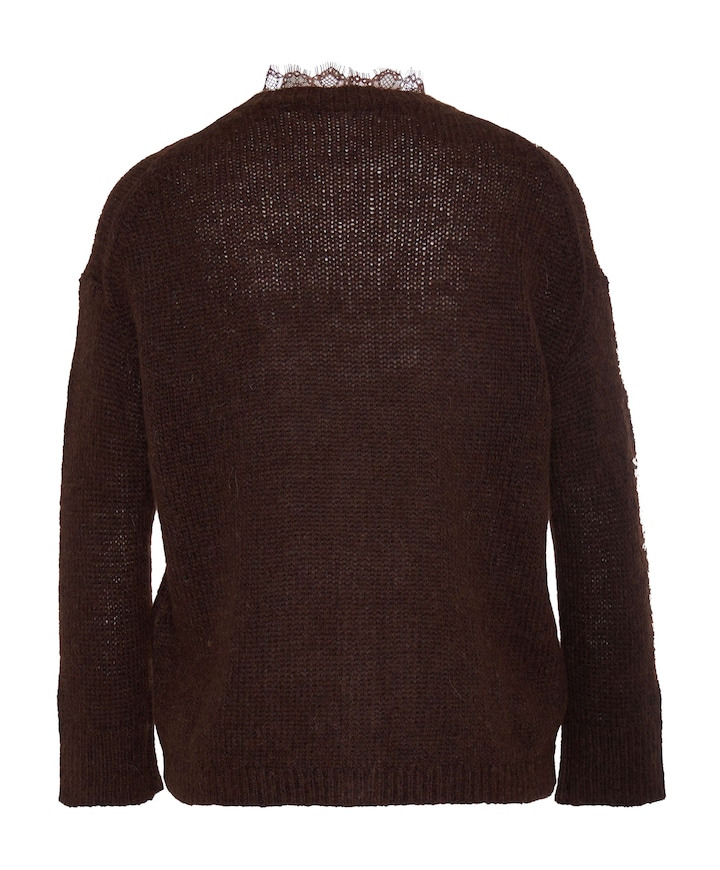 Dames vest bruin
