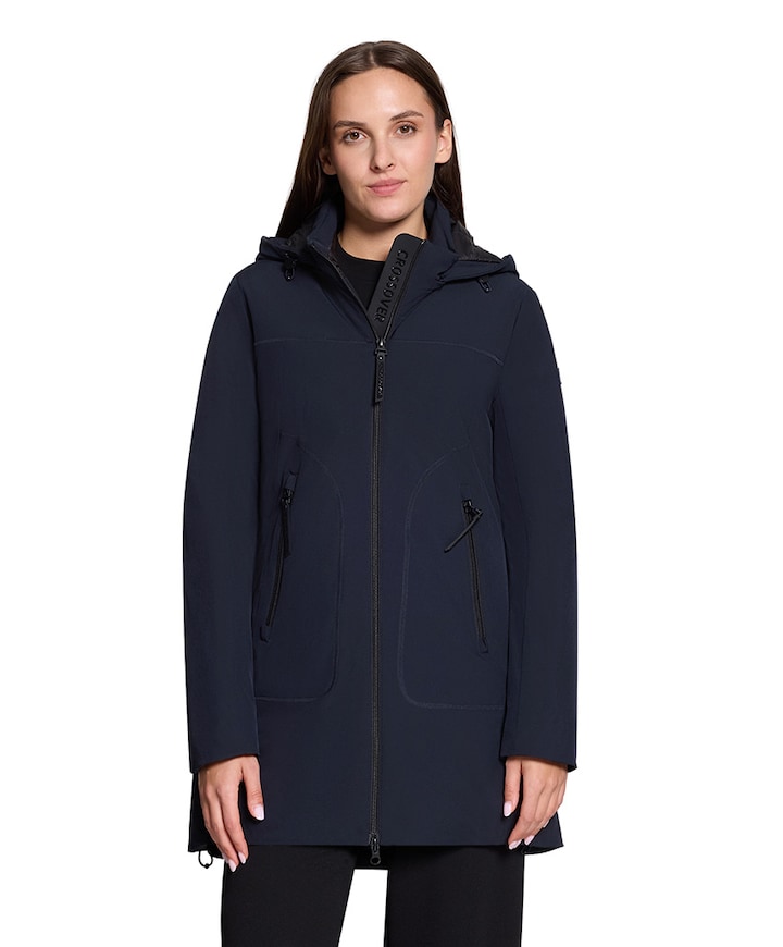 Dames jas blauw