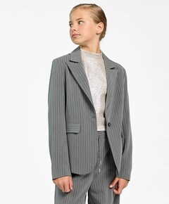Meisjes blazer grijs