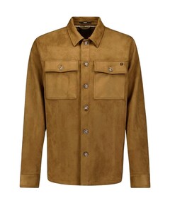 Heren overshirt beige
