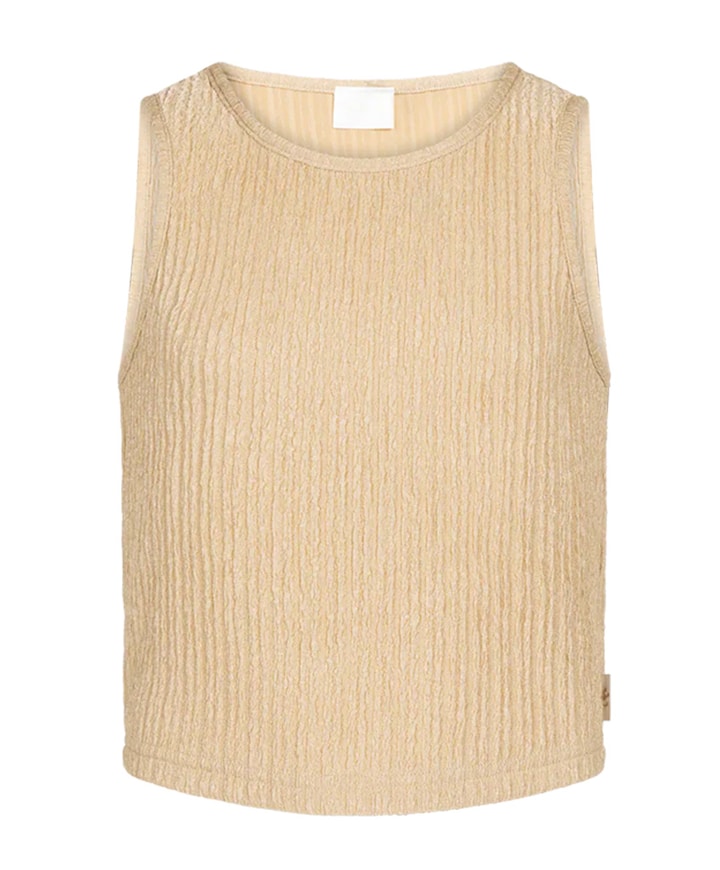 Meisjes top beige