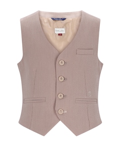 Jongens gilet bruin